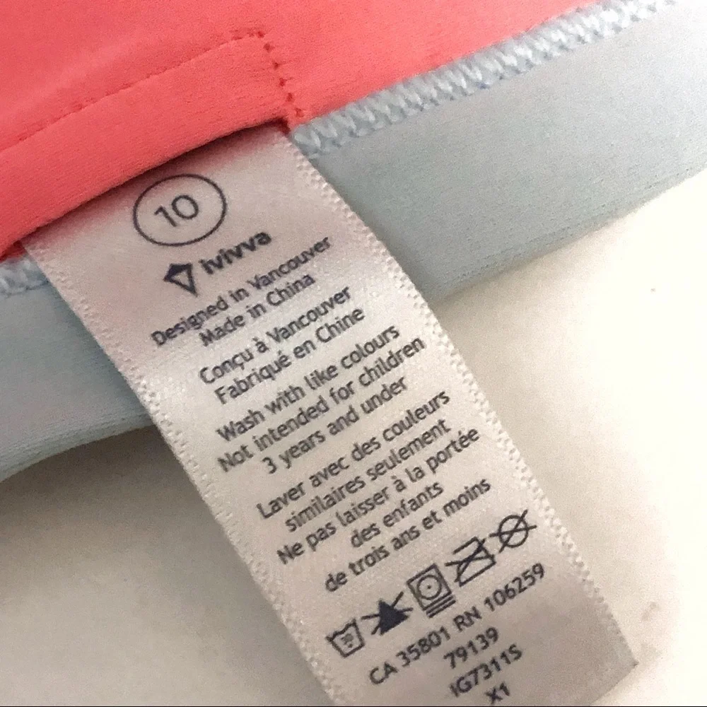 Ivivva Lululemon Reversible Swim Bottoms